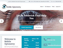 Tablet Screenshot of mobileoptometry.com